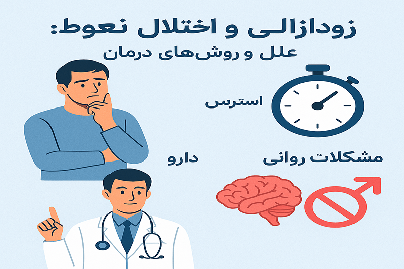 زود انزالی و اختلال نعوظ: علل و روش‌های درمان