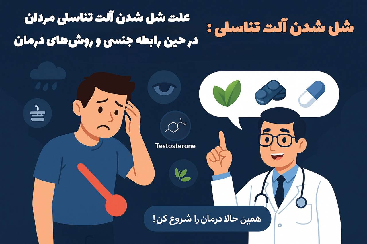 شل شدن آلت تناسلی علل و راه های درمان