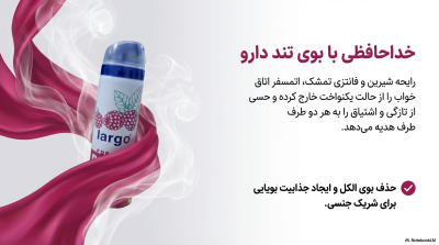 اسپری تاخیری لارگو (Largo) با رایحه تمشک – حجم اقتصادی ۶۵ میلیلیتر