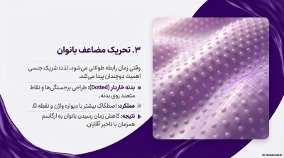 کاندوم تاخیری ایکس دریم لذت طولانی (Long Love)؛ خاردار و کانتوری