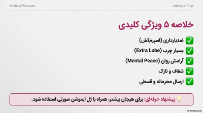 کاندوم بسیار ایمن ایکس دریم (Super Safe) حاوی ماده اسپرمکش
