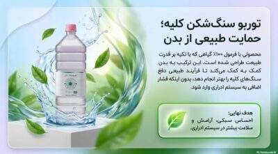توربو سنگ شکن کلیه | کمک به دفع سریع سنگ کلیه و پاکسازی مجاری ادراری