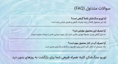 توربو سنگ شکن کلیه | کمک به دفع سریع سنگ کلیه و پاکسازی مجاری ادراری